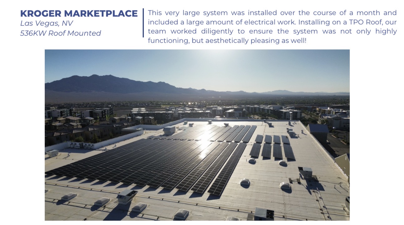 Kroger Marketplace — 536KW roof mounted